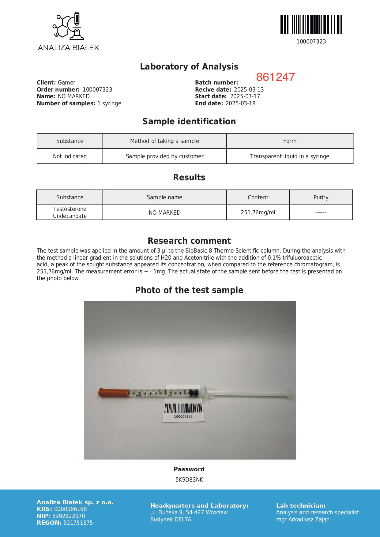 Andriolos 250 mg/ml (Testosterone Undecanoato) 10ml vial - immagine 4