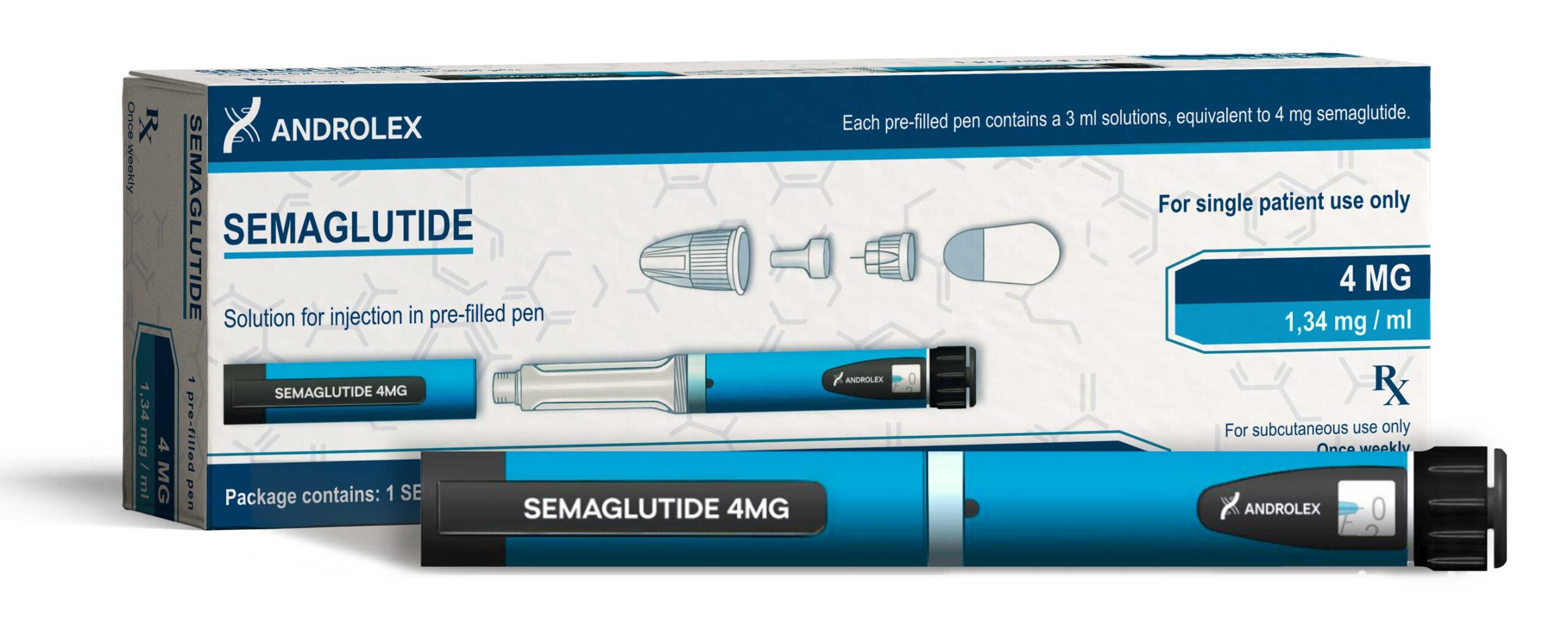 Pen Semaglutida 4 mg - Ozempic en pluma